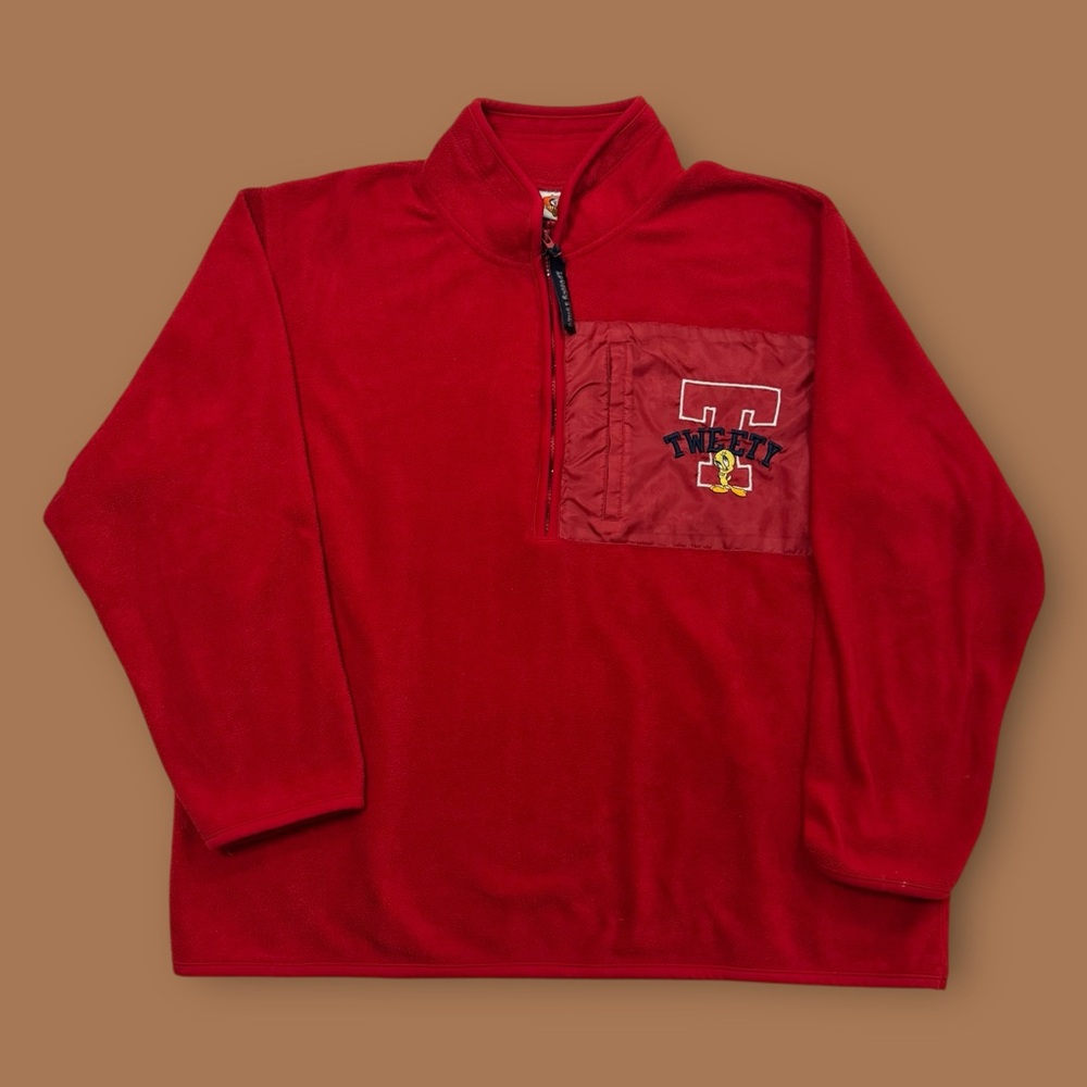 Vintage Tweety Bird Fleece Pullover